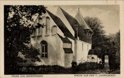 Ak Meinerdingen Walsrode im Heidekreis, Kirche, 11. Jahrhundert