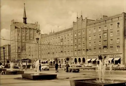 Ak Hansestadt Rostock, Lange Straße
