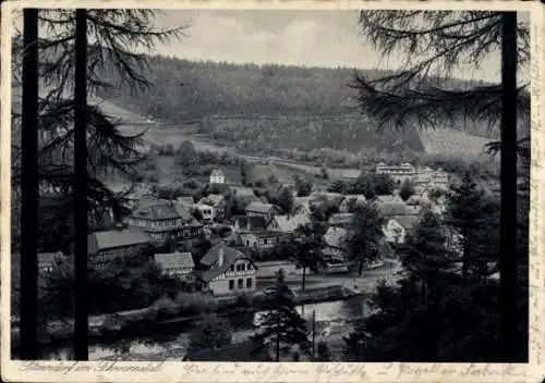 Ak Sitzendorf in Thüringen, Gesamtansicht