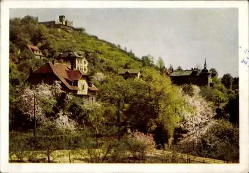 Ak Radebeul Sachsen, Berggaststätte Friedensburg