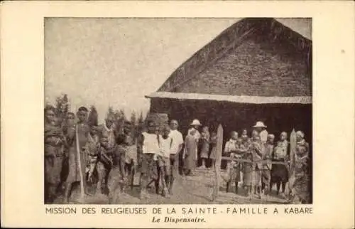 Ak-Mission der Ordensleute der Heiligen Familie in Kabare, der Apotheke