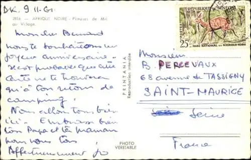 Ak Africa, Millet Pilers in the Village