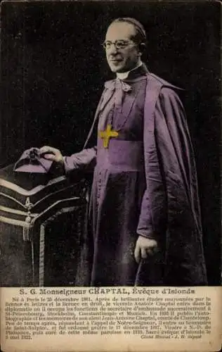 Ak Monseigneur Chaptal, Bischof von Isionda