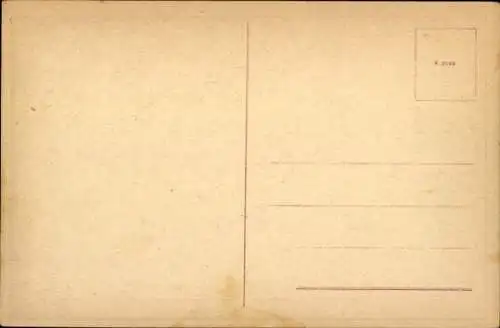 Künstler Ak Links, Karel, Kinder in einem Fass als Boot