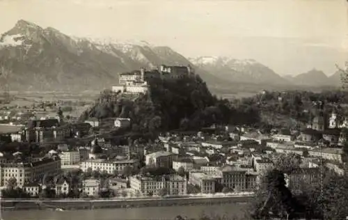 Ak Salzburg in Österreich, Gesamtansicht, Kapuzinerberg