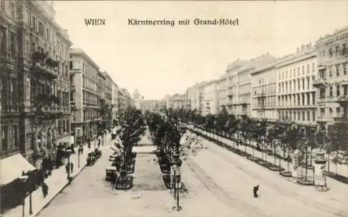 Ak Wien I., Kärntnerring, Grand-Hotel