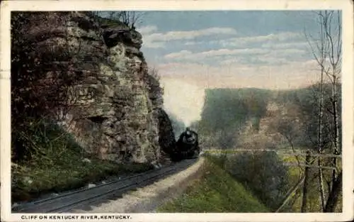 Ak Kentucky USA, Klippe am Kentucky River