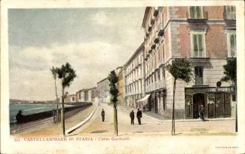 Ak Castellammare di Stabia Campania, Corso Garibaldi