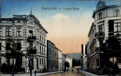 Ak Eberswalde in der Mark, Victoriastraße, Geschäft
