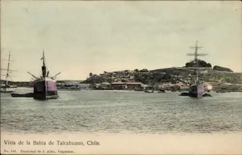 Ak Chile, Vista de la Bahia de Talcahuano