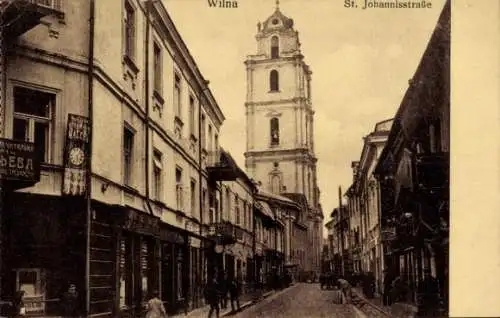 Ak Vilnius Wilna Litauen, Sankt Johannis Straße