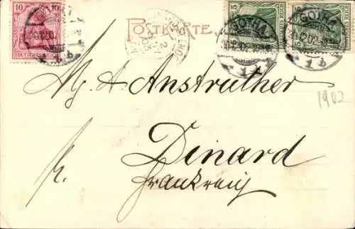 Ak Gotha in Thüringen, Friedrichstraße