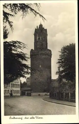 Ak Andernach am Rhein, Runder Turm