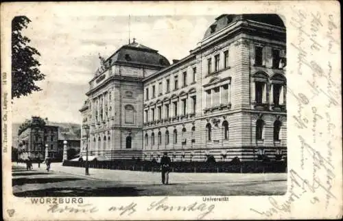 Ak Würzburg am Main Unterfranken, Universität