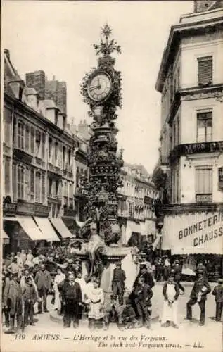 Ak Amiens-Somme, Rue des Vergeaux