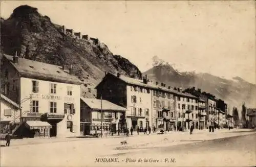 Ak Modane Savoie, Place de la Gare
