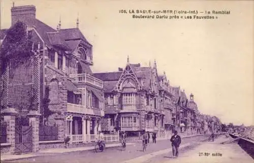 Ak La Baule sur Mer Loire Atlantique, Rembial, Boulevard Darlu pres Les Fauvettes