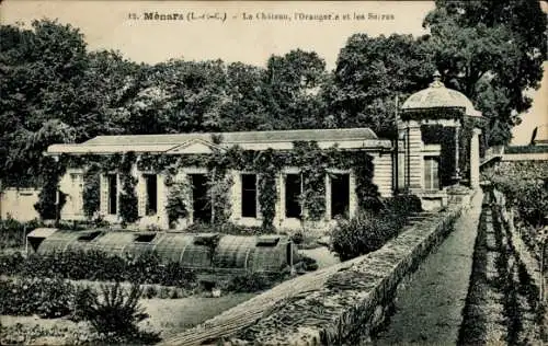 Ak Menars Loir et Cher, Schloss, Orangerie