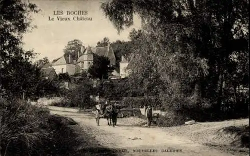 Ak Les Roches Loir et Cher, le vieux Chateau