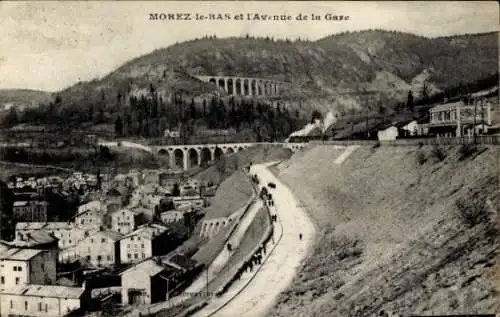 Ak Morez le Bas Jura, Avenue de la Gare, Viadukt