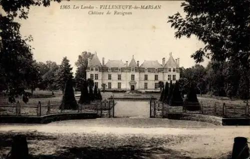 Ak Villeneuve de Marsan Landes, Chateau de Ravignon