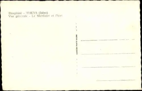 Ak Theys Isère, Panorama, Le Merdaret et Pipet