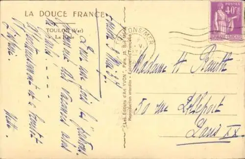 Ak Toulon Var, La Rade