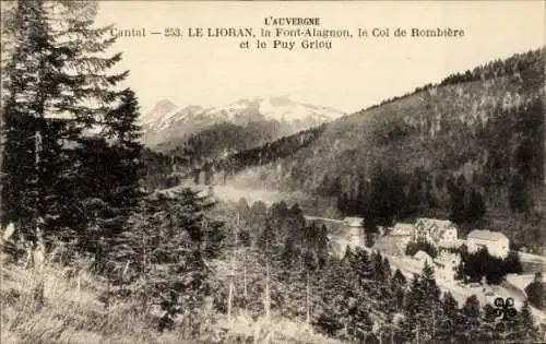 Ak Le Lioran Cantal, La Font-Alagnon, Col de Rombiere, Puy Griou