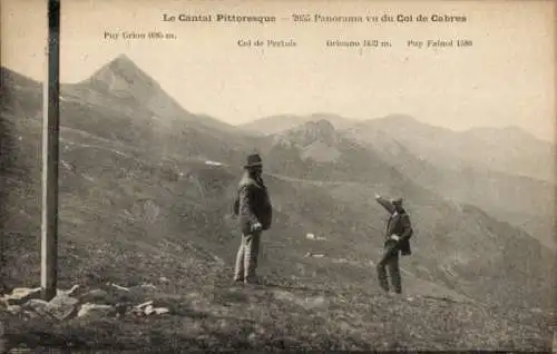 Ak Col de Cabres, Puy Griou, Col de Pertuis, Puy Fainol, Griouno