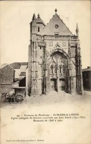 Ak St-Mard-la-Lande Deux Sèvres, Eglise collegiale St-Antoine