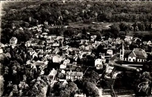 Ak Marly le Roi Yvelines, Gesamtansicht, Park, Kirche