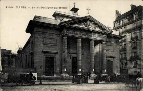 Ak Paris VIIIe Élysée, Kirche Saint-Philippe-du-Roule