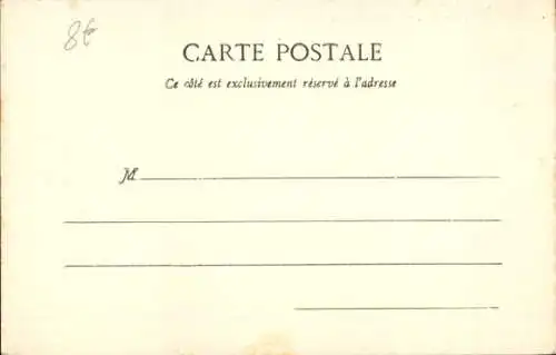 Ak Paris X, Rue Saint Martin, Straßenbahn