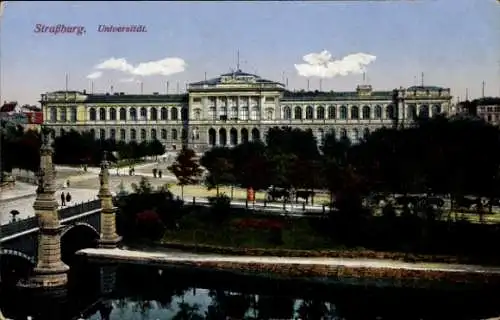 Ak Straßburg Elsass Bas Rhin, Universität