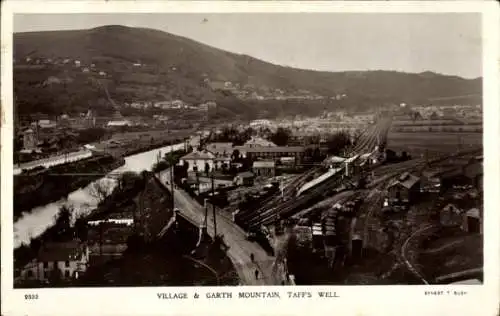 Ak Taff's Well Wales, Village, Garth Mountain