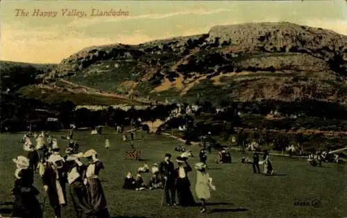 Ak Llandudno Wales, The Happy Valley