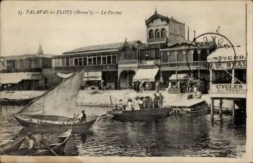 Ak Palavas les Flots Hérault, Passeur