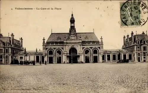 Ak Valenciennes Nord, Bahnhof Frontal