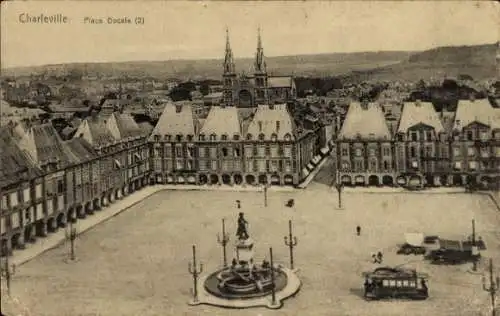Ak Charleville Mézières Ardennen, Place Ducale