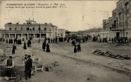 Ak Lyon Rhône, Kolonialausstellung 1914, Eröffnung