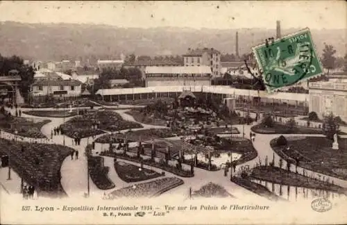 Ak Lyon Rhône, Internationale Ausstellung 1914, Palais de Horticulture