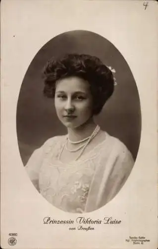 Ak Prinzessin Victoria Luise von Preußen, Portrait