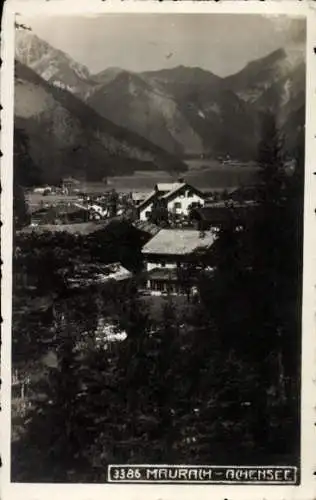 Foto Ak Maurach Eben am Achensee Tirol, Teilansicht