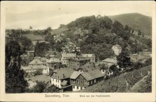 Ak Sonneberg in Thüringen, Panorama