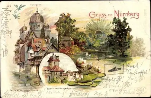 Sonnenschein Litho Nürnberg in Mittelfranken, Synagoge