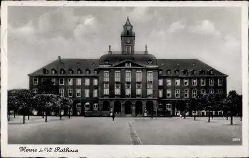 Ak Herne im Ruhrgebiet Westfalen, Rathaus