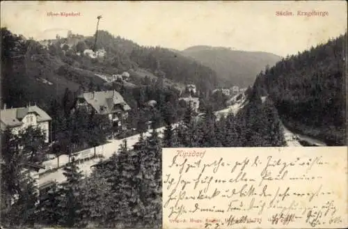 Ak Kipsdorf Altenberg im Erzgebirge, Panorama