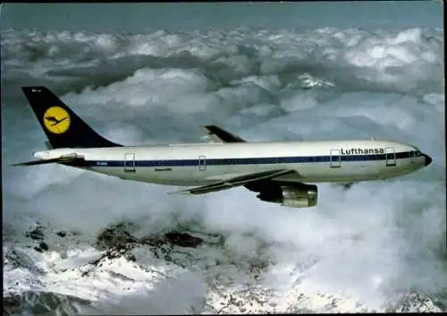 Ak Deutsches Passagierflugzeug der Lufthansa, Airbus A 300