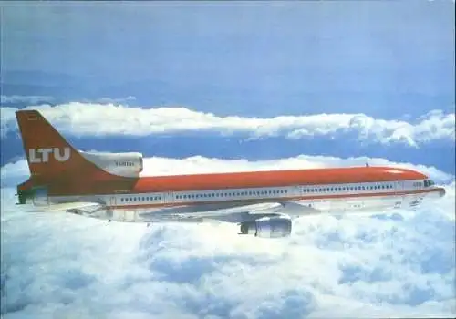 Ak TriStar Lockheed L 1011 1, Deutsches Passagierflugzeug, LTU