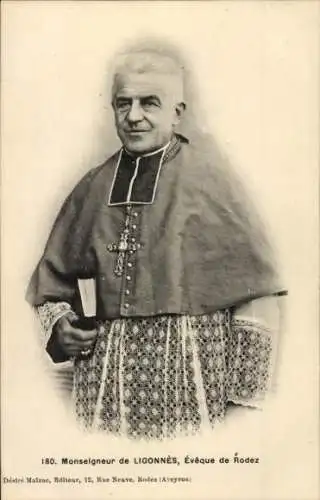 Ak Monsignore de Ligonnes, Bischof von Rodez